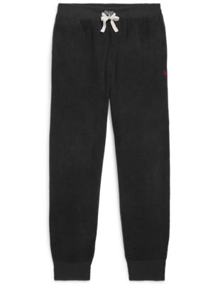 Sweatpants in Fleece-Qualität mit Logo-Stickerei