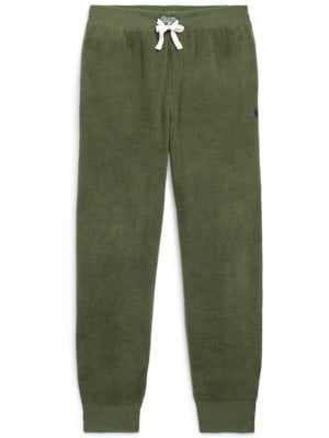 Sweatpants in Fleece-Qualität mit Logo-Stickerei