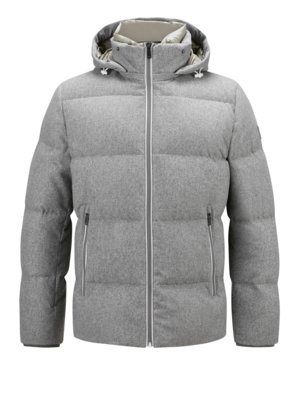 Gesteppte Wolljacke mit SORONA®AURA-Isolierung