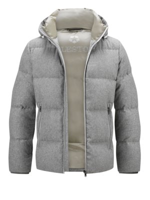 Gesteppte Wolljacke mit SORONA®AURA-Isolierung