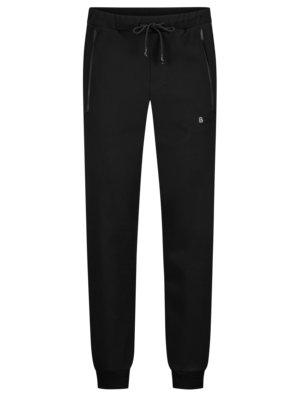 Sweatpants mit gummierten Details