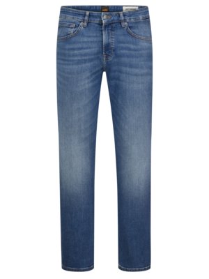 Jeans Soft Motion Onyx in dezenter Washed-Optik, Slim Taper