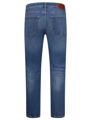 Jeans Soft Motion Onyx in dezenter Washed-Optik, Slim Taper