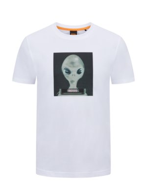 T-Shirt mit Alien-Motiv