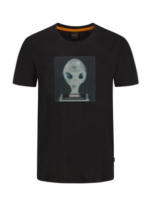 T-Shirt mit Alien-Motiv