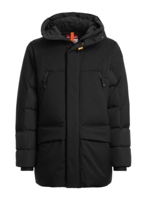 Daunenparka Hikari mit Logo-Patch und Kapuze