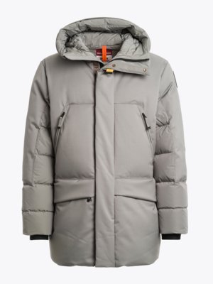 Daunenparka Hikari mit Logo-Patch und Kapuze