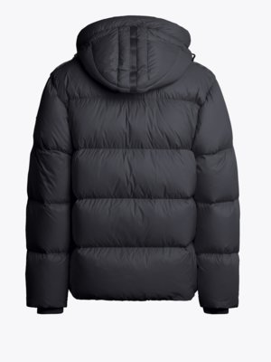 Daunenjacke mit Logo-Patch in Puffer-Optik