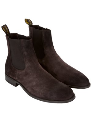 Chelsea-Boots-aus-Veloursleder