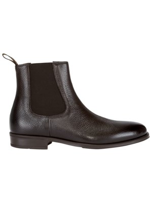 Chelsea-Boots-aus-Nappaleder-in-Narbenstruktur