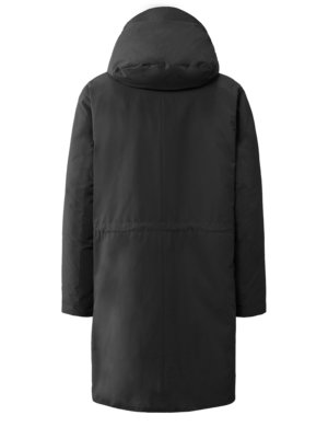 Lange Daunenjacke mit wasserabweisender Micro-M (R) Ausstattung