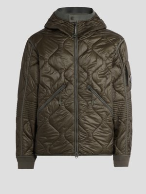 Steppjacke mit Logo-Patch und Primaloft-Isolation