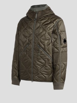 Steppjacke mit Logo-Patch und Primaloft-Isolation