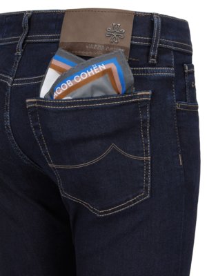 Jeans Bard mit Kontrast-Nähten, Slim Fit