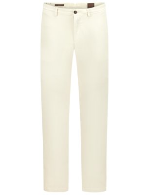 Glatte Chino aus elastischer Baumwolle, Slim Fit 