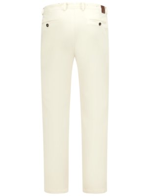 Glatte Chino aus elastischer Baumwolle, Slim Fit 