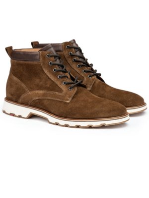 Mid Top Schnürstiefel Murphy aus Veloursleder