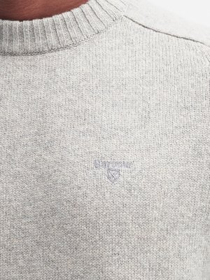 Pullover aus Wolle mit Label-Stickerei