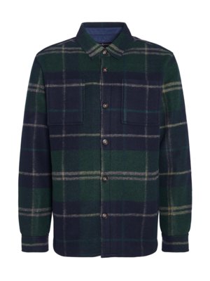 Overshirt mit Check-Muster in Flanell-Qualität