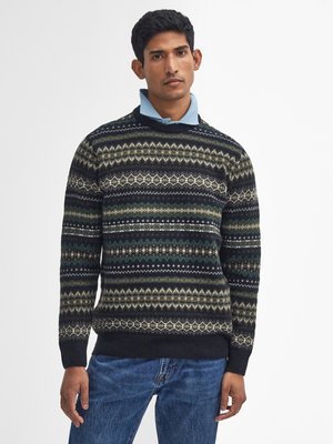 Pullover aus Wolle mit Norweger-Muster