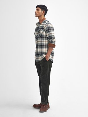 Overshirt aus Baumwolle mit Glencheck-Muster, Tailored Fit