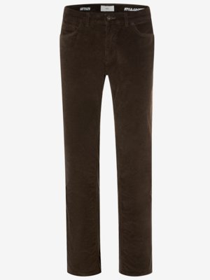 5-Pocket-Hose Cadiz in Cord-Qualität, Straight Fit