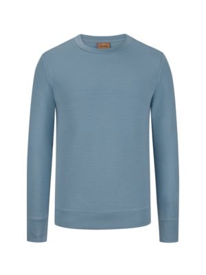 Glattes Sweatshirt in Jersey-Qualität