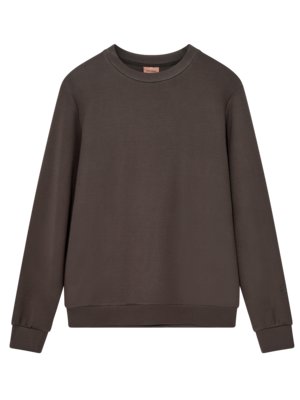 Glattes Sweatshirt in Jersey-Qualität