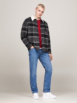 Overshirt mit Check-Muster und Teddy-Futter