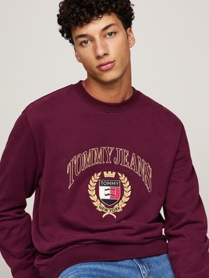 Sweatshirt mit Label-Stickereien