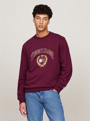 Sweatshirt mit Label-Stickereien