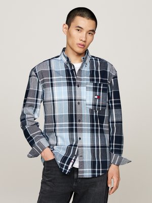 Overshirt in Flanell-Qualität mit Check-Muster, Relaxed Fit