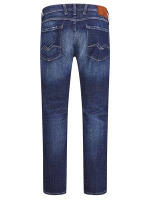 Distressed-Jeans-Anbass-im-Washed-Look,-Slim-Fit