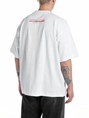 Oversize T-Shirt mit Letter-Print auf Vorder- und Rückseite