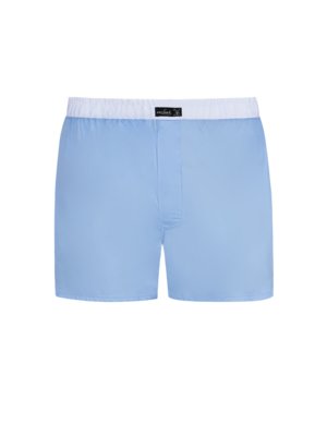 Leichte Boxershorts mit kontrastierendem Bund