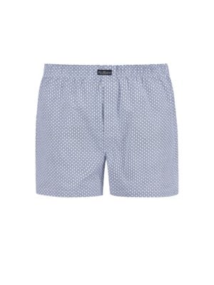 Locker fallende Boxershorts mit geometrischem Muster