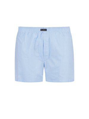 Locker fallende Boxershorts mit geometrischem Muster