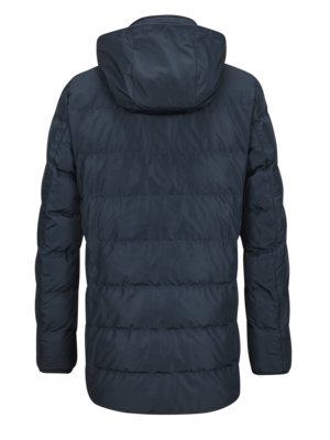 Steppjacke mit Microdaune und integrierter Kapuze