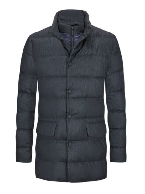 Steppjacke mit Micro-Daune und heraustrennbarer Blende