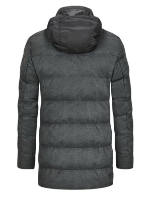 Steppjacke mit Micro-Daune und heraustrennbarer Blende