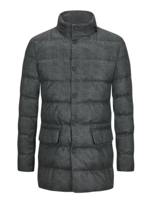 Steppjacke mit Micro-Daune und heraustrennbarer Blende