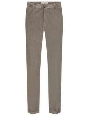 Chino in Cord-Qualität mit Stretchbund, Easy Fit