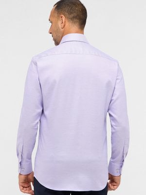 Hemd aus Vollzwirn-Twill mit feinem Muster, Modern Fit