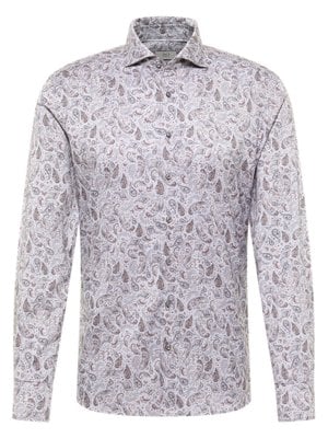 Hemd aus Baumwolle mit Paisley-Print, Slim Fit