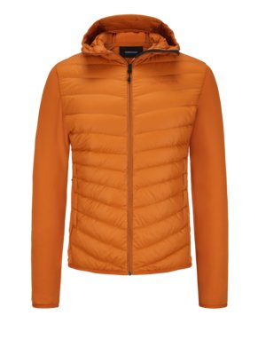 Hybrid-Steppjacke Frost mit Daunenfüllung und Kapuze