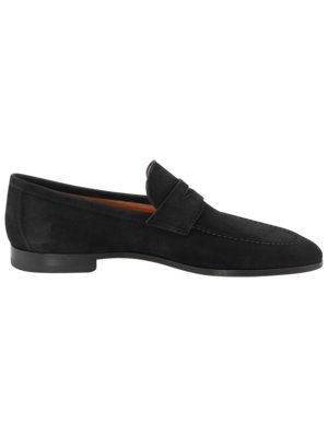 Loafer aus Veloursleder mit Flex-Sohle