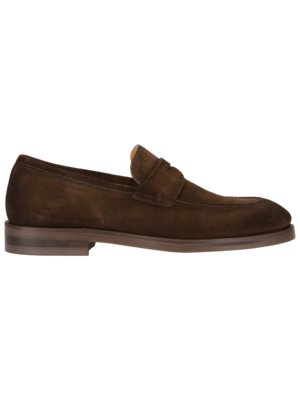 Penny Loafer aus Veloursleder mit Flex-Sohle