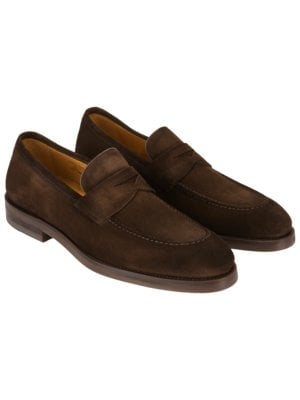 Penny Loafer aus Veloursleder mit Flex-Sohle