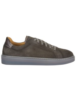 Low Top Sneaker aus Veloursleder