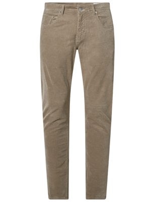 5-Pocket Hose in Cord-Qualität mit Stretchanteil, Tapered Fit